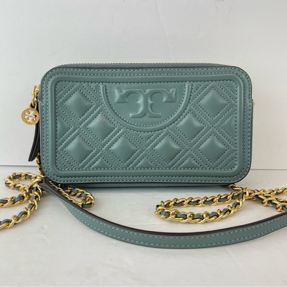 Tory Burch Handbags - Tory Burch Fleming Double Zip Mini Bag